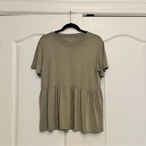 American Eagle Short-Sleeved Babydoll Top